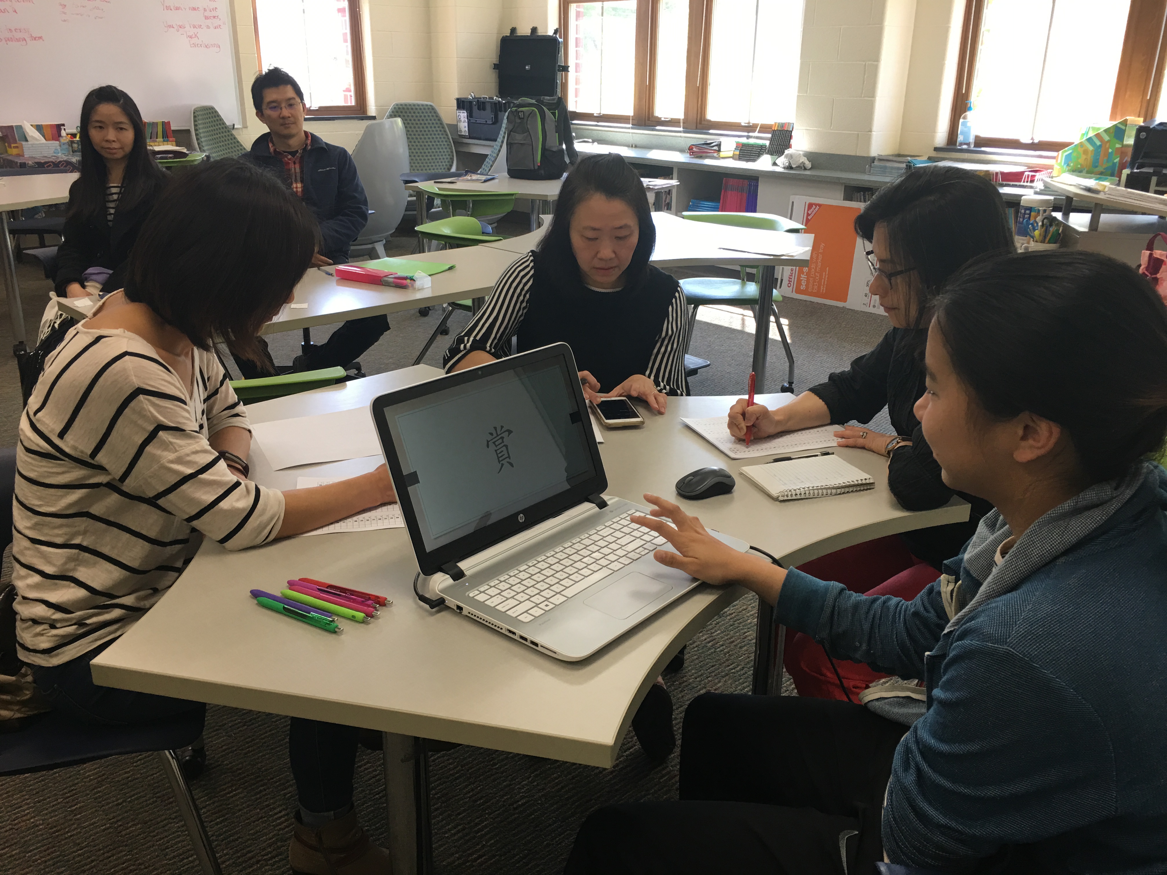 大費城明德中文學校認字比賽活化正體字教學，增進學習樂趣!2