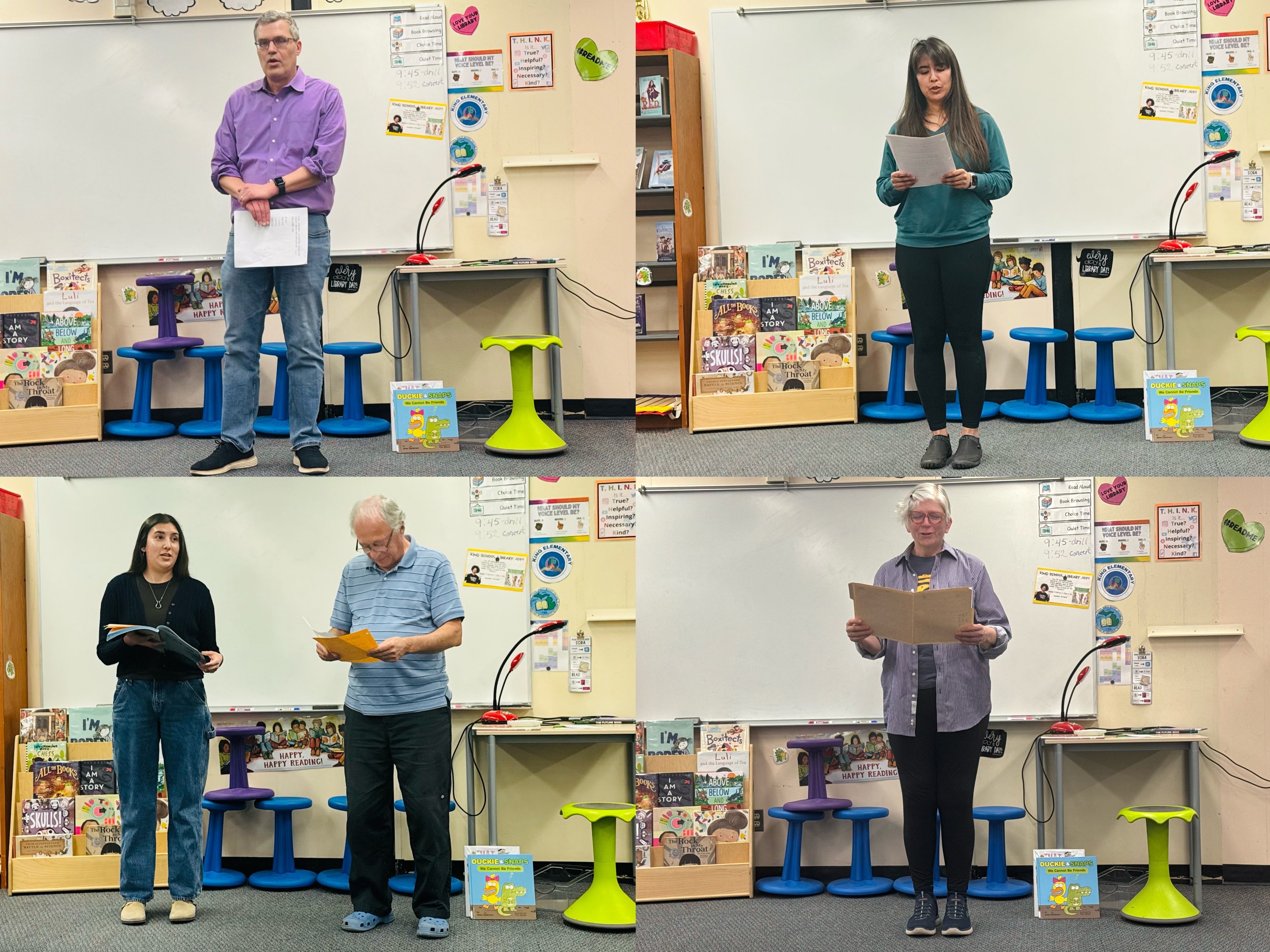 臺灣華語文學習中心參賽學生朗讀比賽剪影