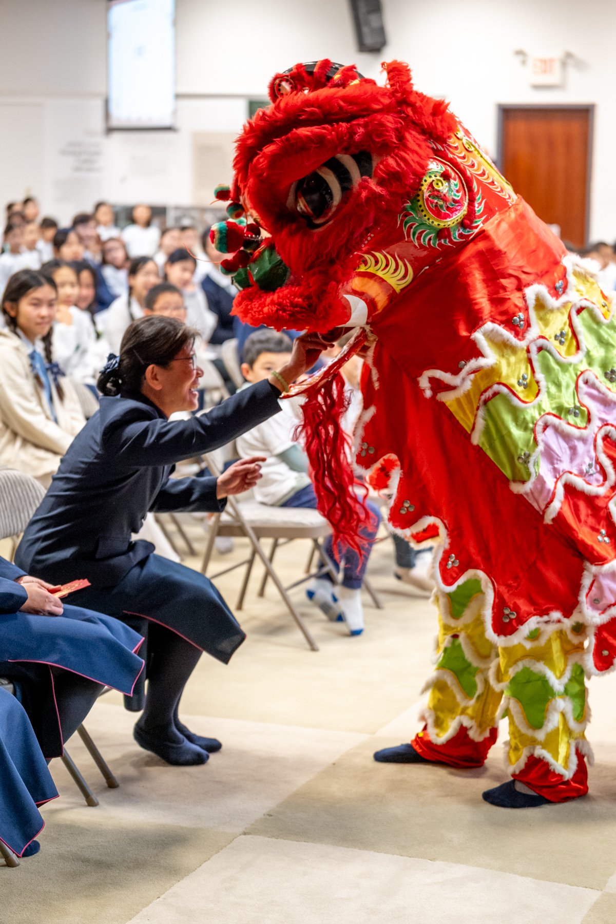 精彩舞獅表演揭開活動序幕