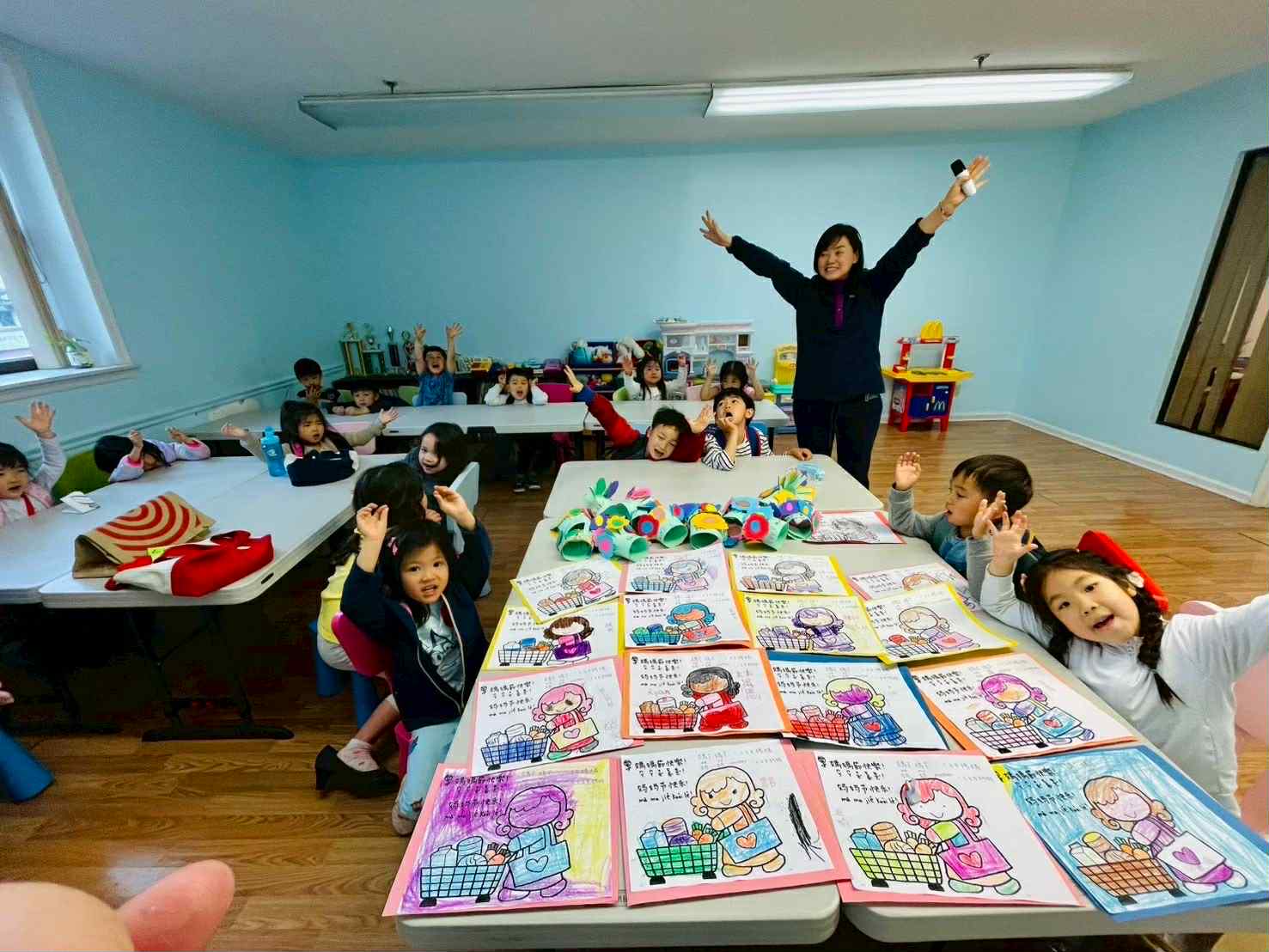 墨香傳情，童心謝母——長島中文學校母親節漢字文化週溫情落幕2