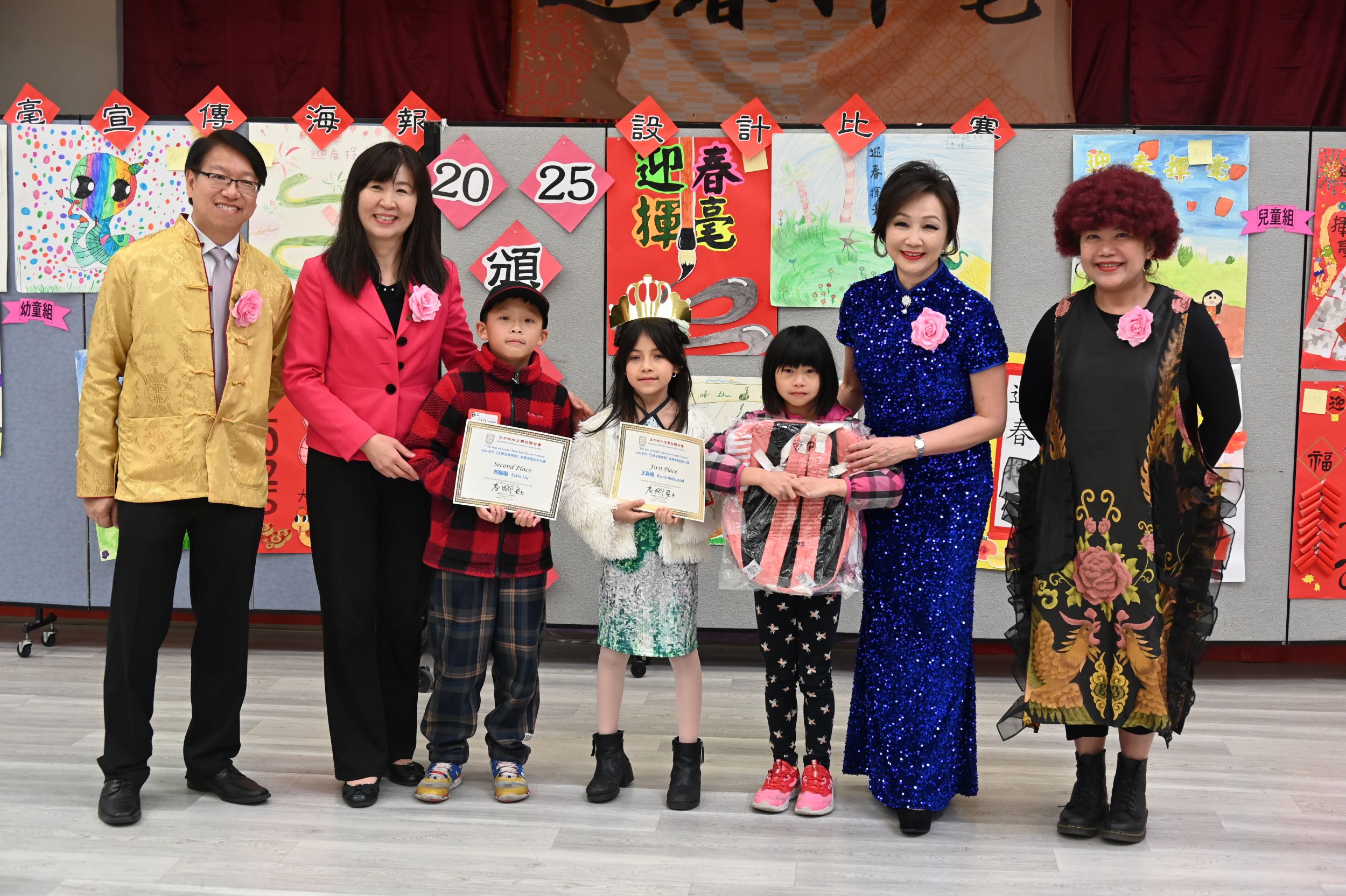 得獎小朋友領獎二