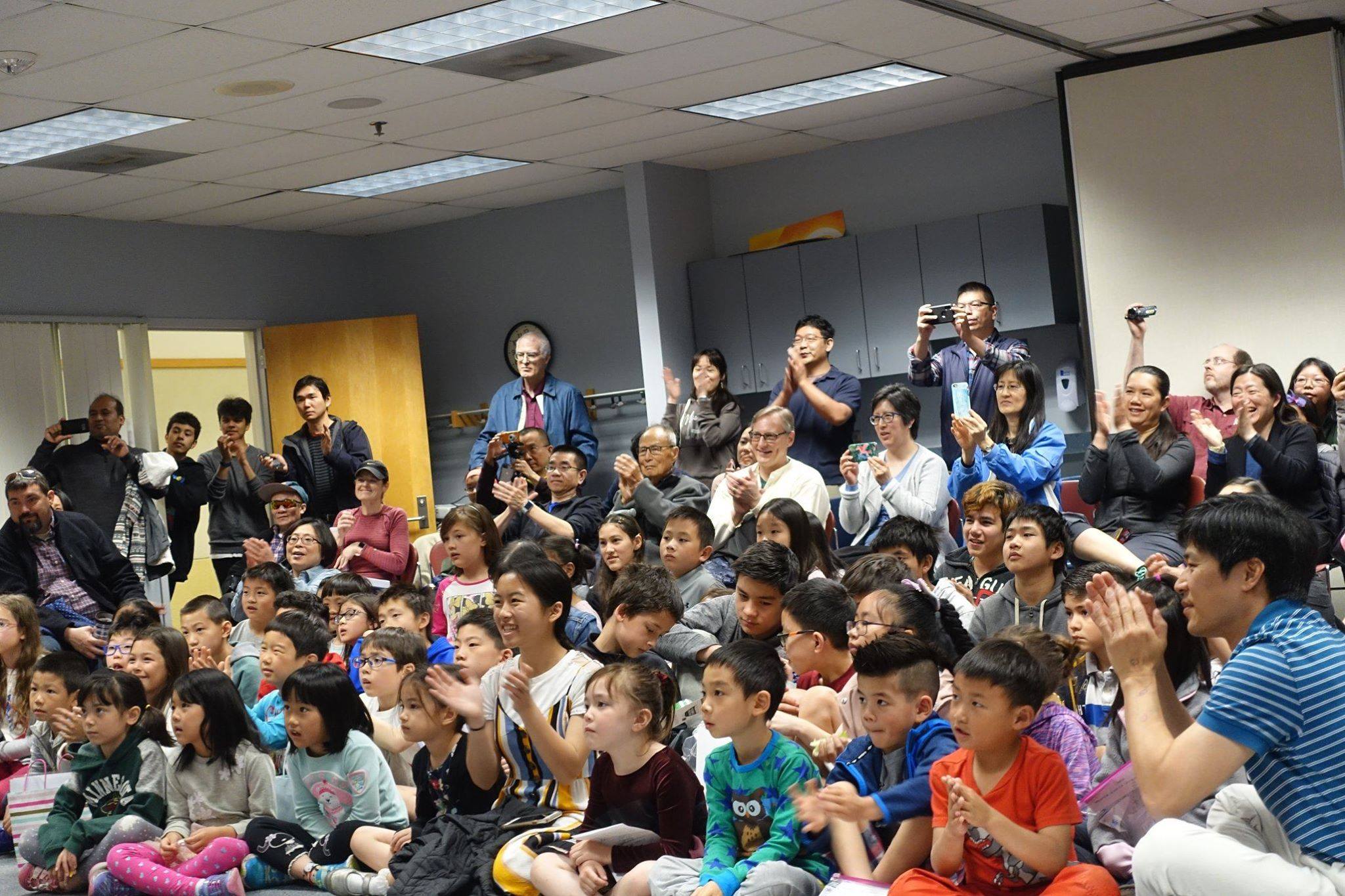 明州雙城中文學校學生與家長熱情參與2019慶端午與本校結業式活動