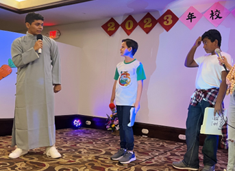 三人趣劇 -打電話到中文學校找成龍