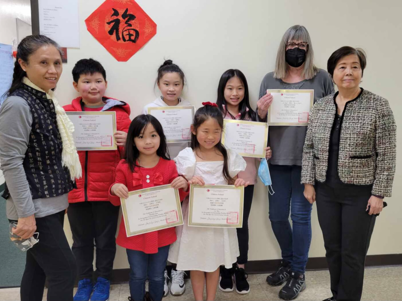 休士頓中華文化中心中文學校2022年漢字文化節朗讀比賽圖片