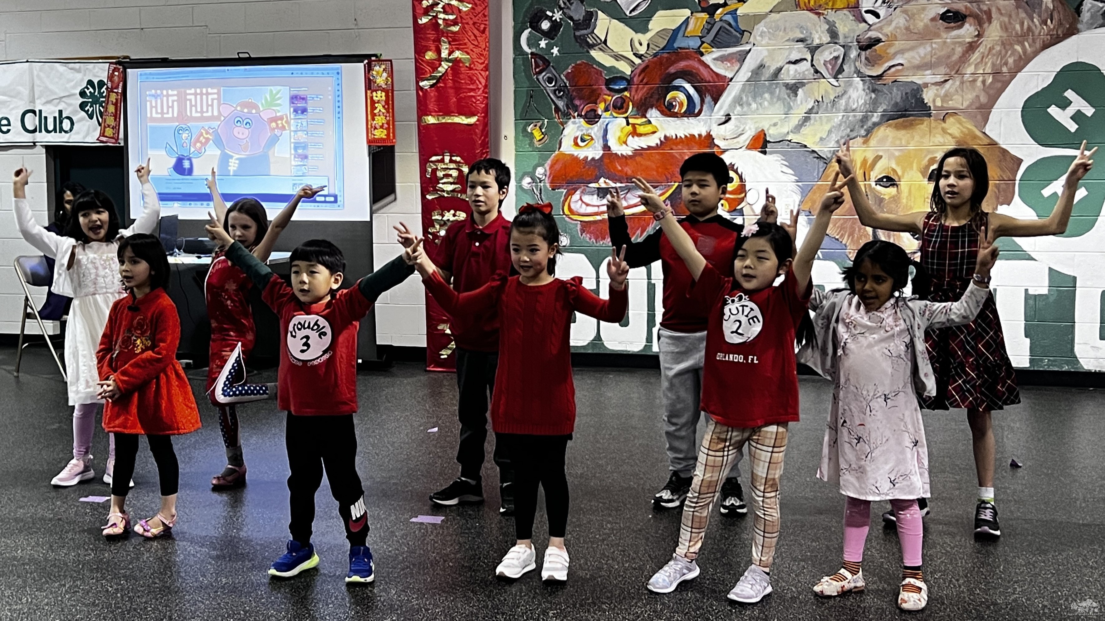 紐澤西瑞谷中文學校迎龍年 百餘師生家長同慶3