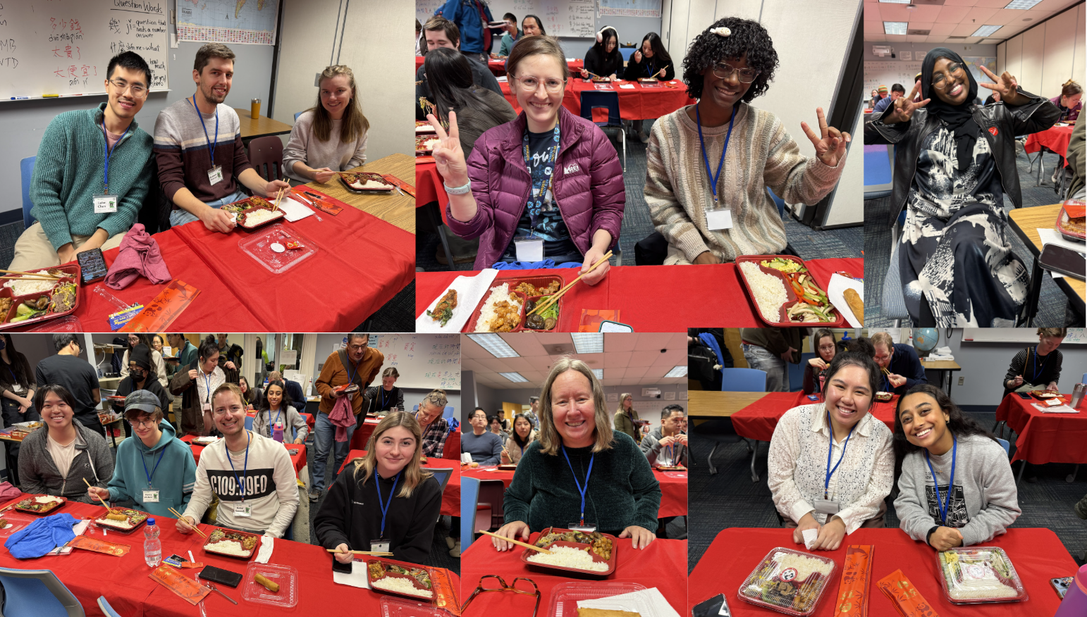 學員第一次體驗台式便當連連說讚