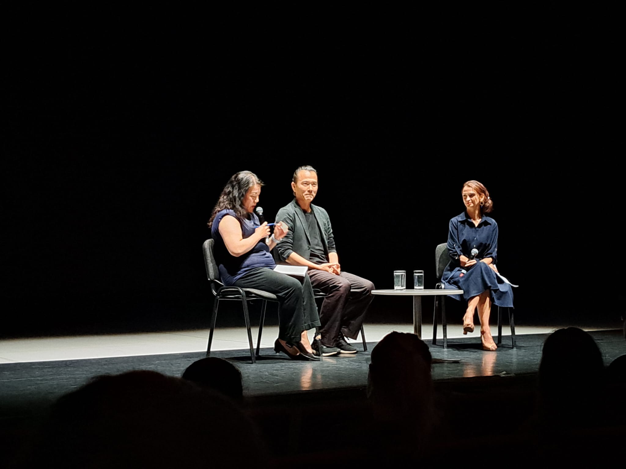 雲門總監鄭宗龍與都柏林舞蹈節總監Jazmin Choidi演出之後的會談