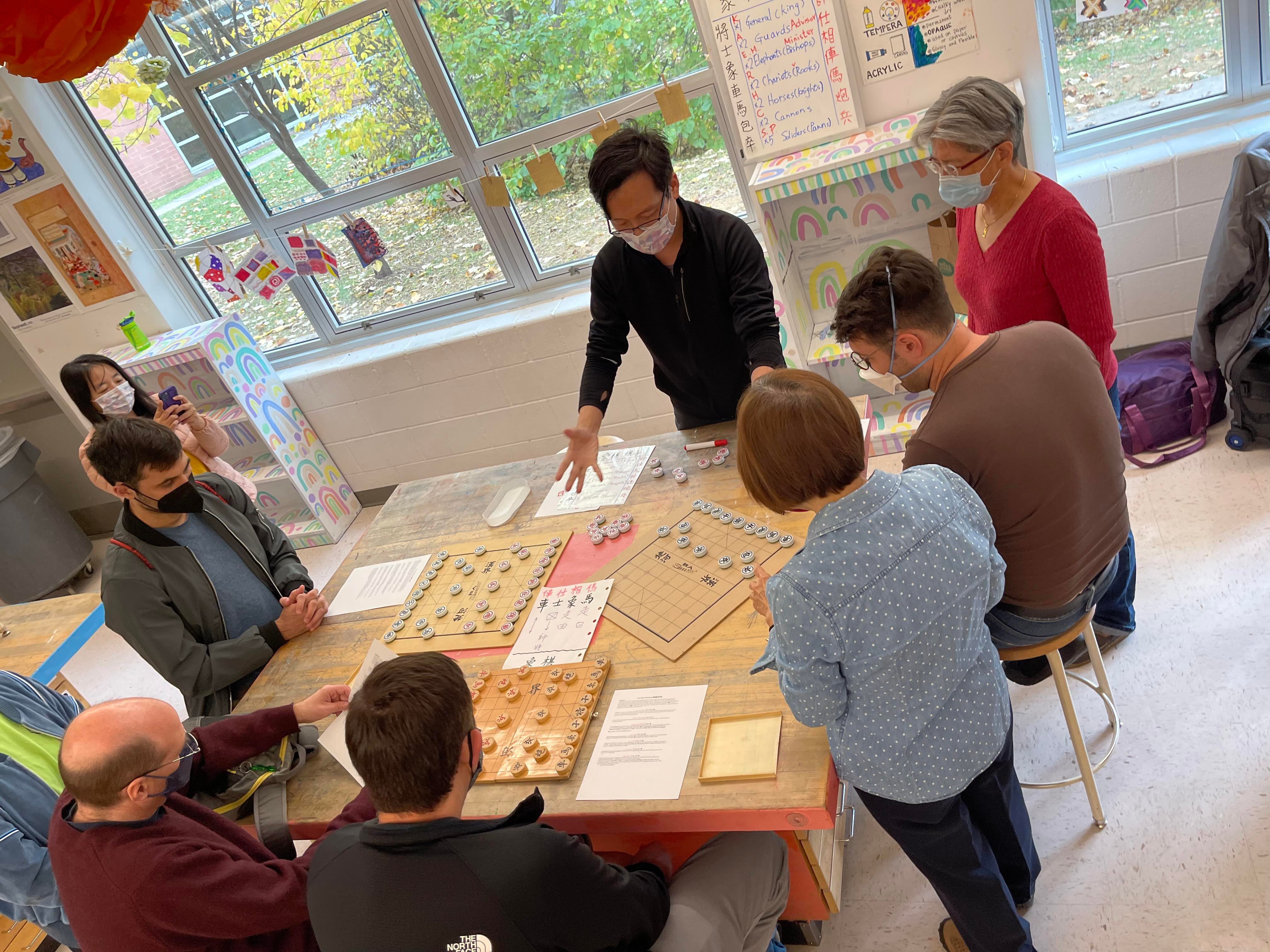 2022年臺灣學校華語文中心舉辦象棋研習並品嚐臺中名產太陽餅5