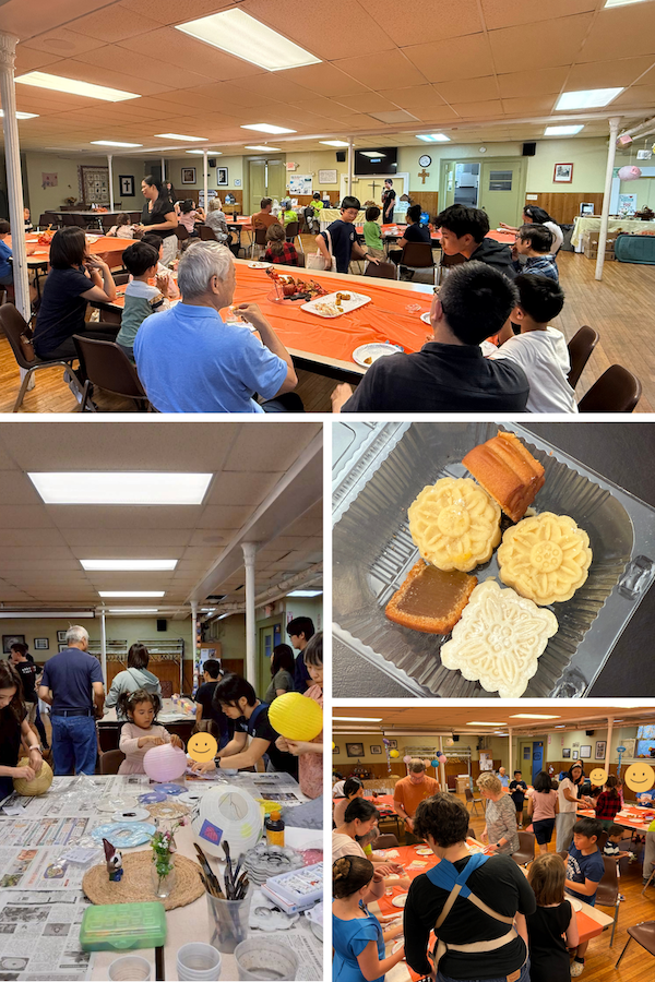 中秋節，畫燈籠，做月餅