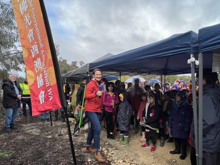 西澳衛生部長Amber-Jade Sanderson致詞