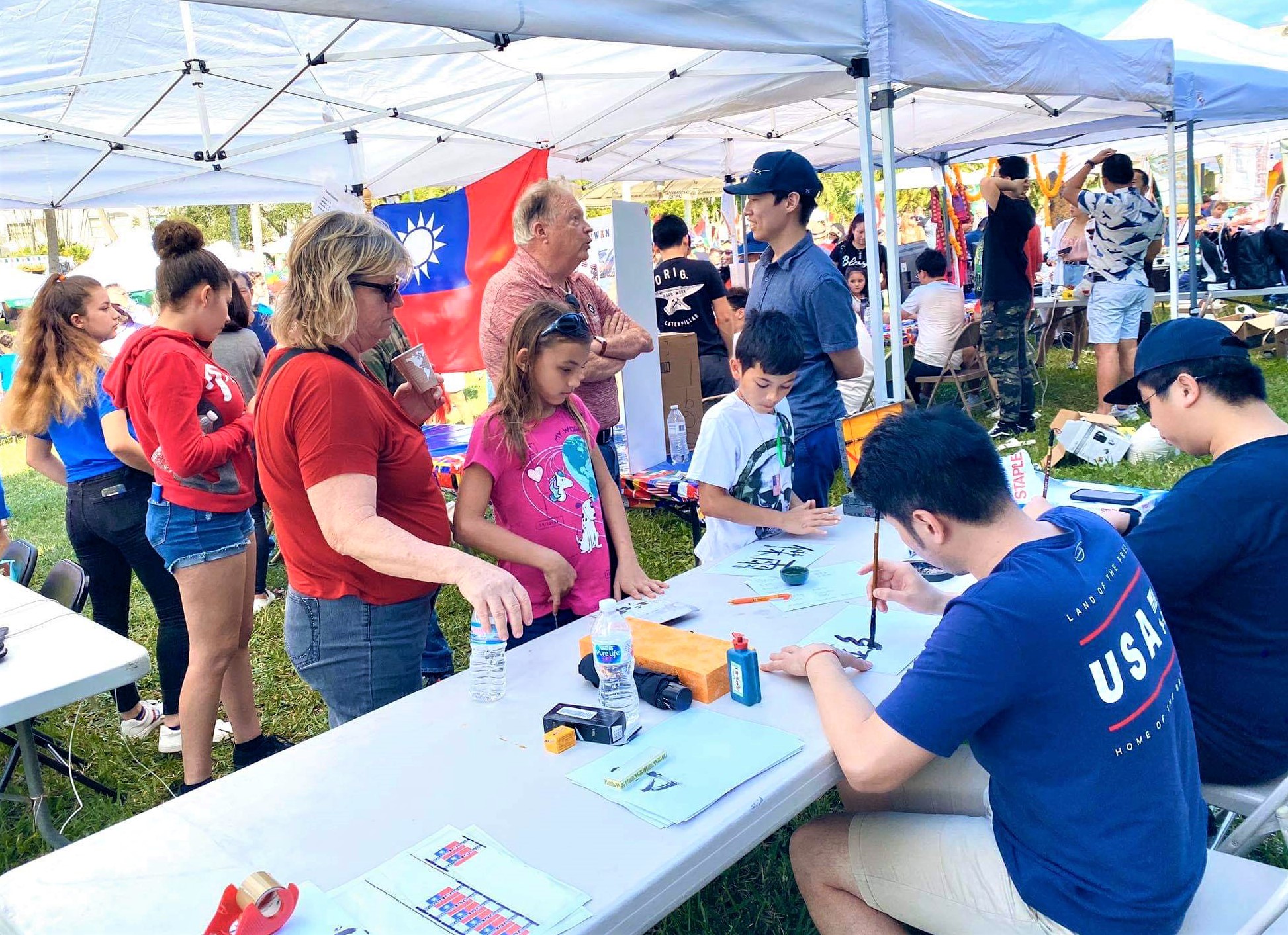 棕櫚灣中文學校  2020漢字書寫示範與文化展覽5