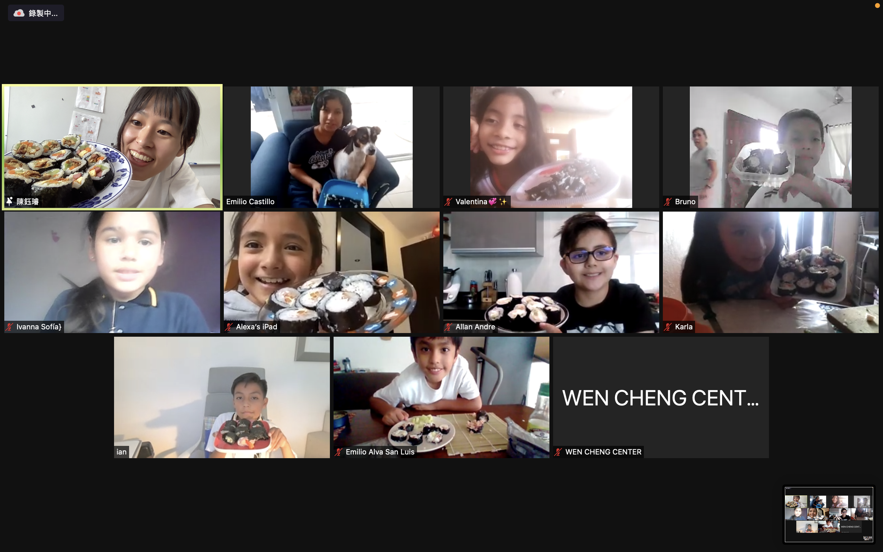 大家一起體驗『包壽司』