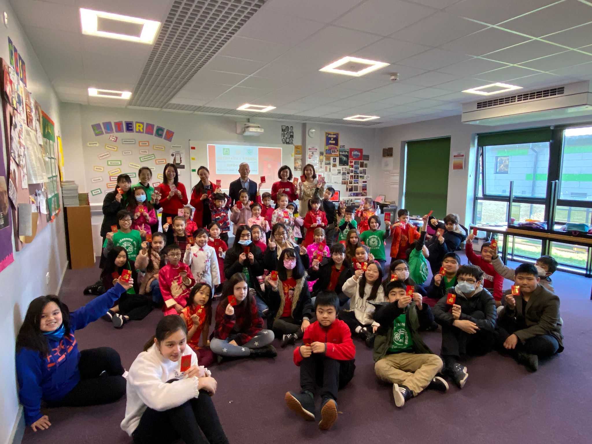 華園中文學校2022年國際學伴交流計畫活動: 一同認識農曆新年3