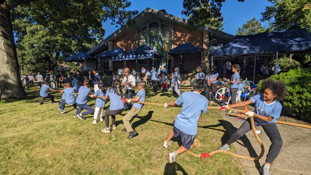 大地遊戲的拔河實在是太好玩了