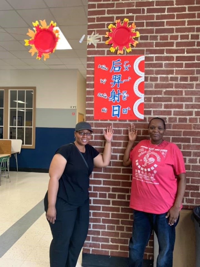 參與活動的來賓。(大納城中文學校提供)