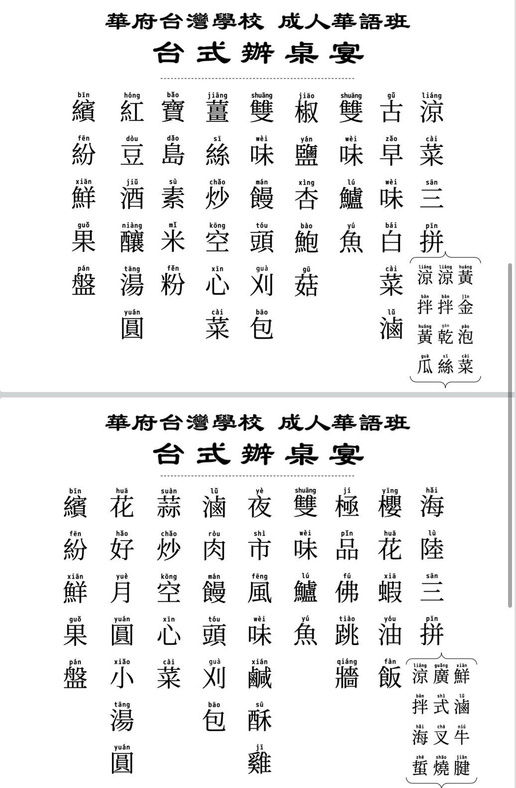 華府台灣學校TCML舉辦臺灣辦桌文化體驗活動5