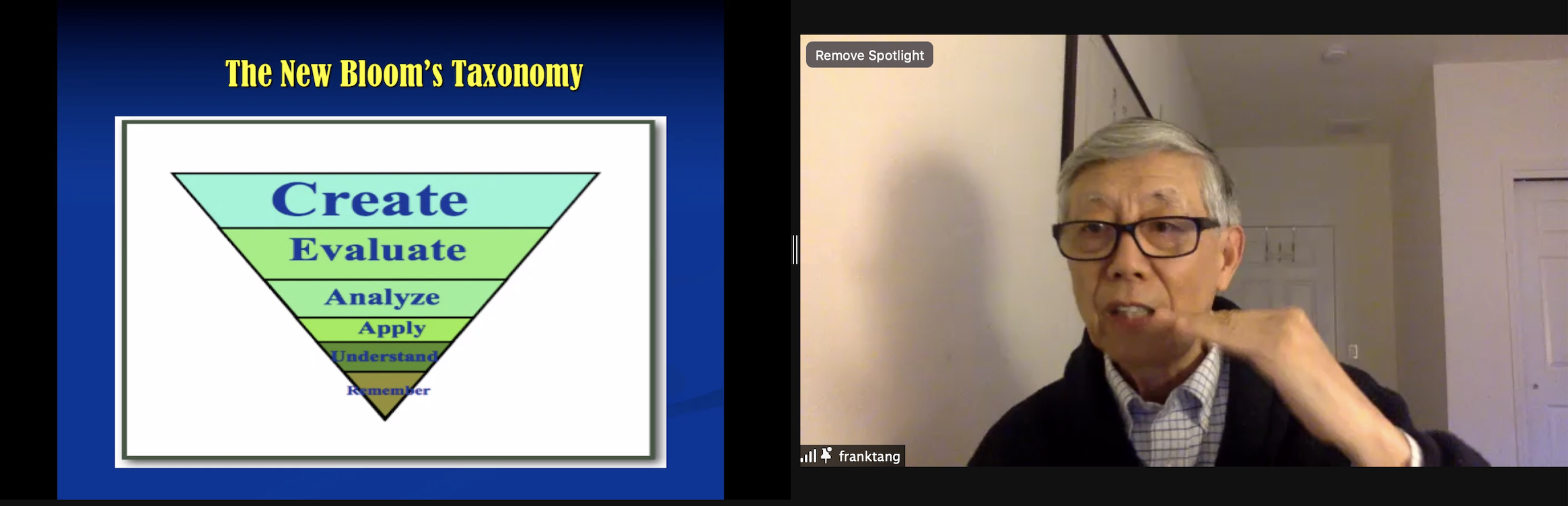 布盧姆分類法在認知範疇的分類