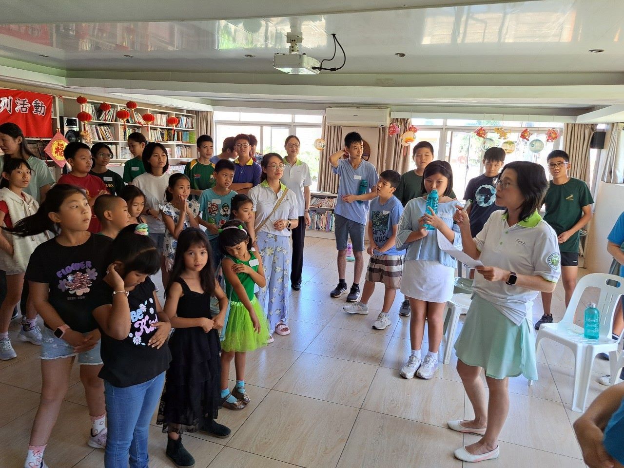 校長宣布各隊伍名次