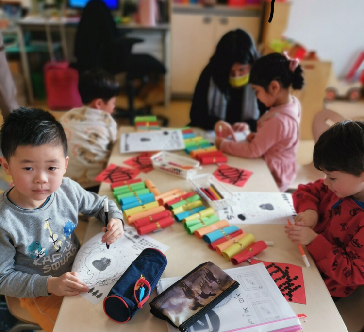 幼兒班創意手工鞭炮