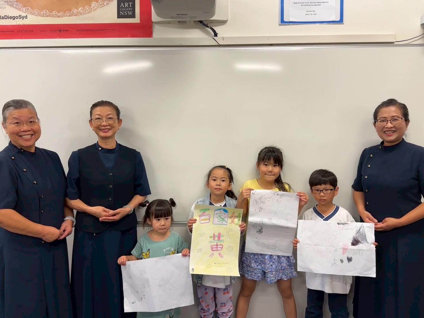 澳洲慈濟人文學校舉辦校內「漢字海報設計比賽」5