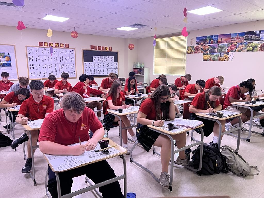 鳳凰城正體漢字文化主流學校書畫比賽