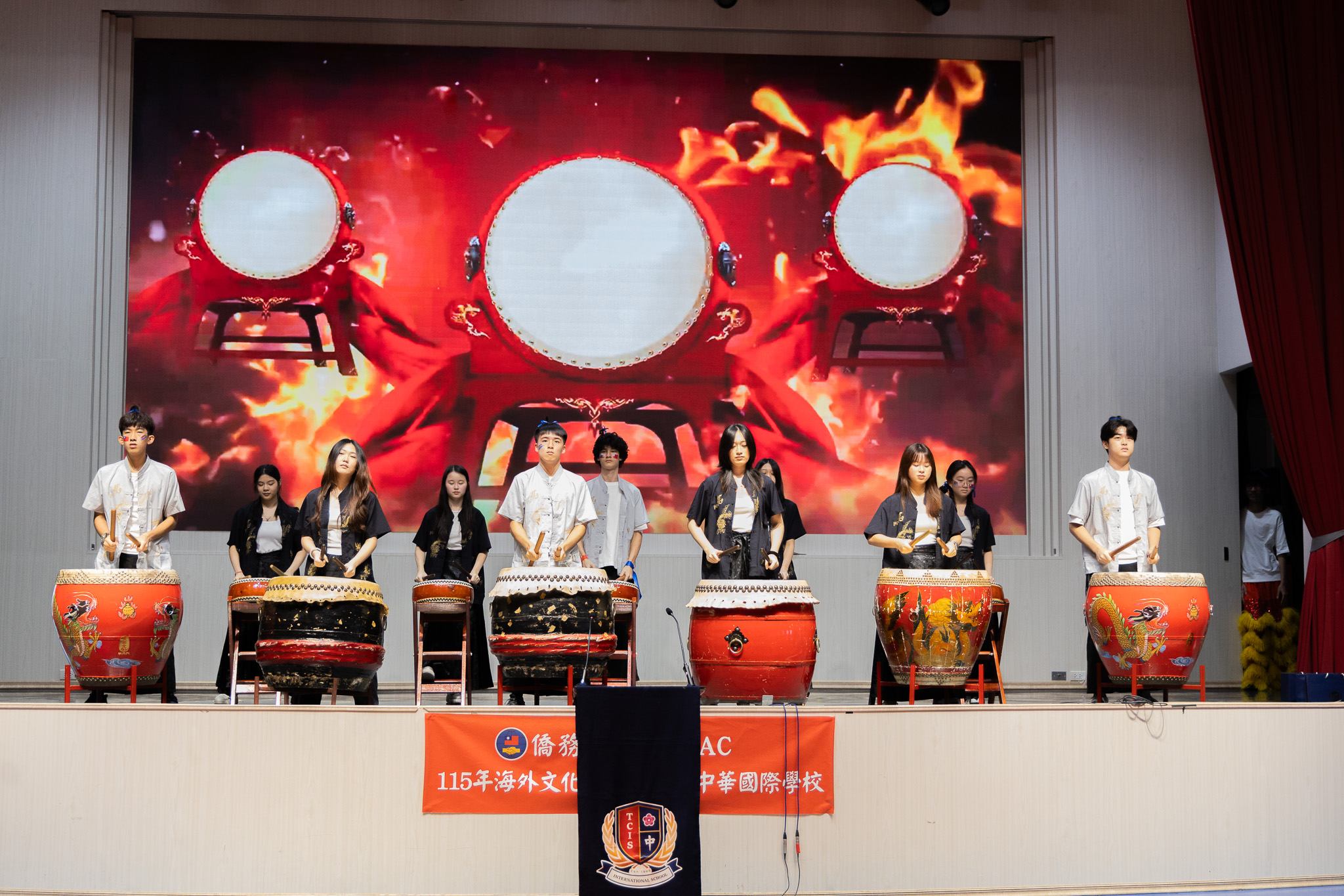 TTASCA鼓隊表演