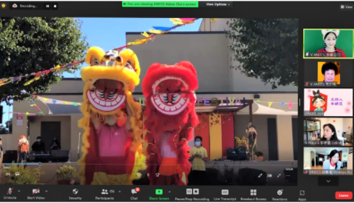 青春洋溢的FASCA舞獅團學生精彩表演