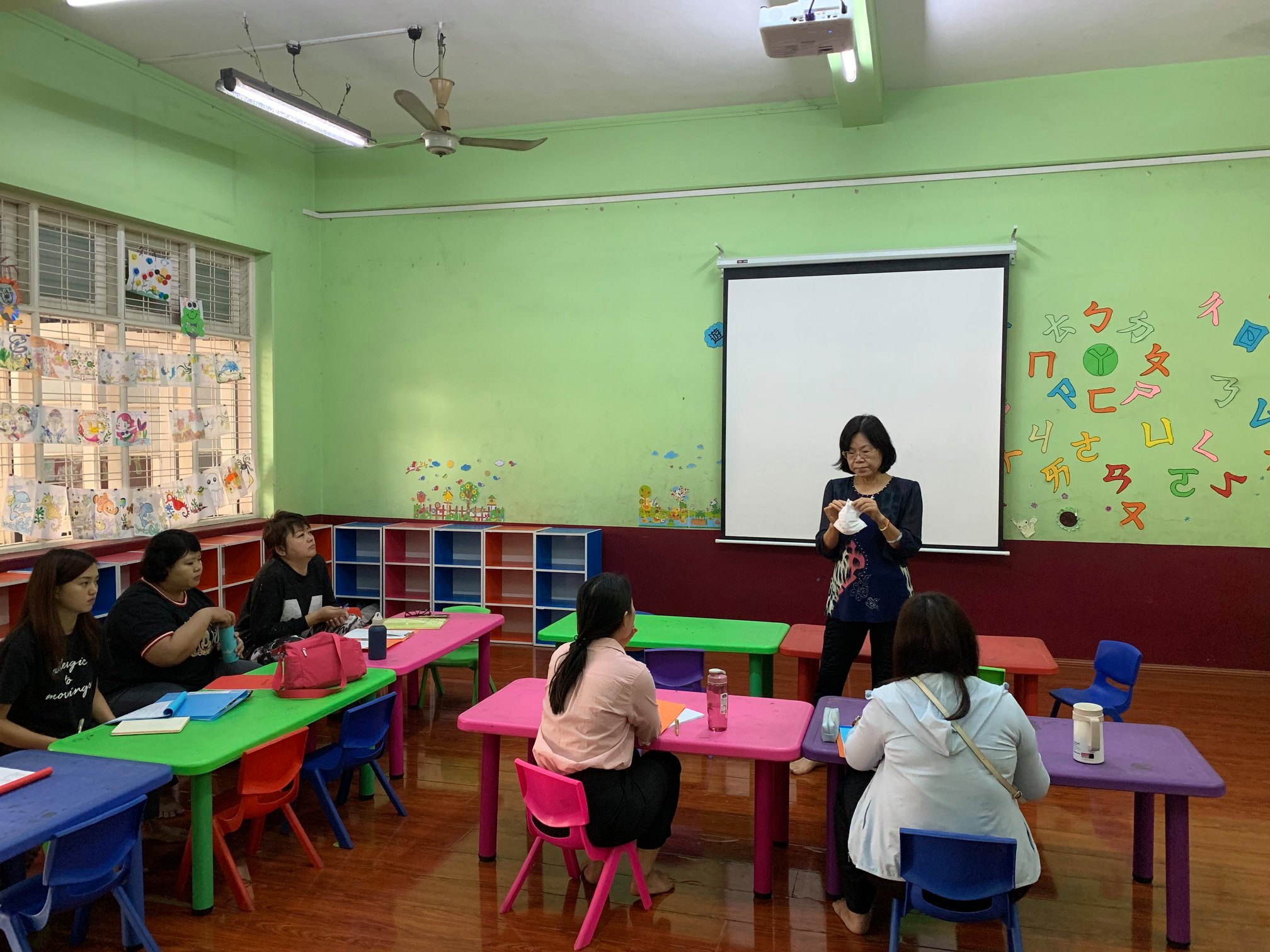 曼德勒孔教學校北區     2020年上學期第1次教務會議及研習會議2