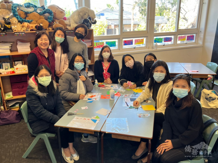 老師與家長合影