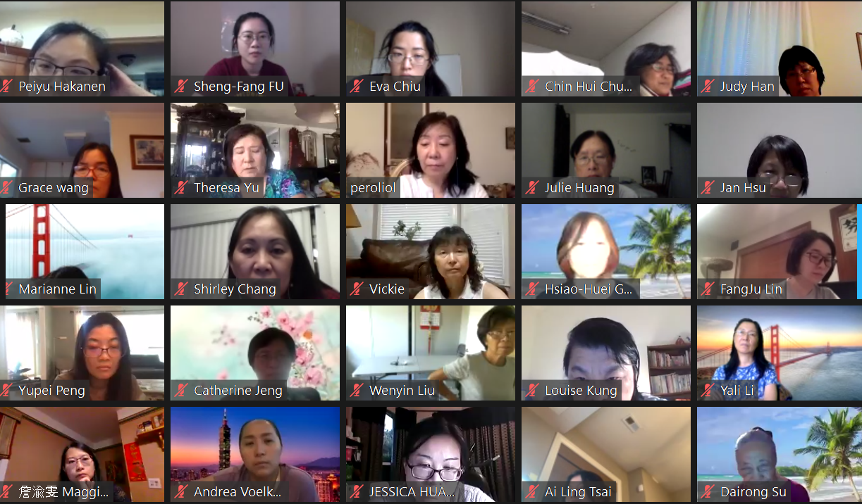 教師學員們的專注，認真，投入，分享