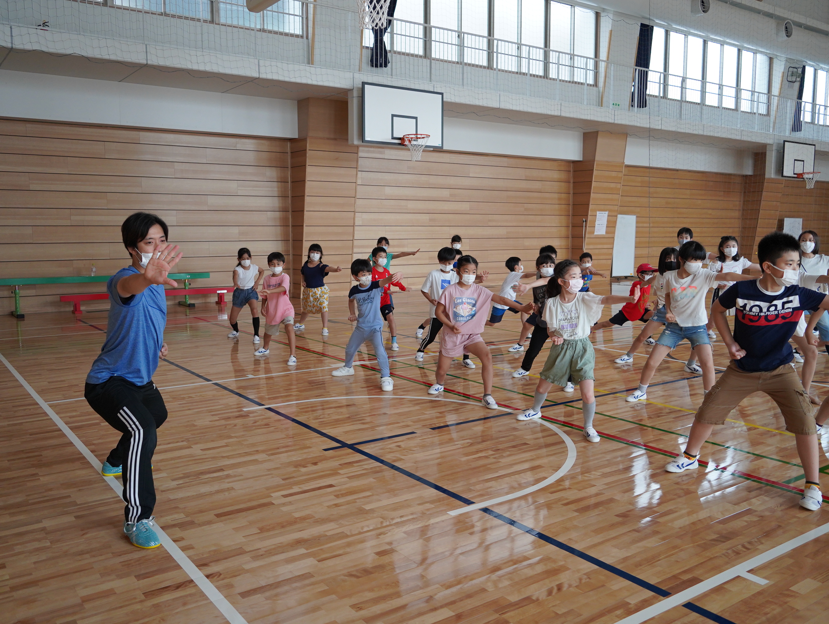 暑期育樂營功夫體驗。