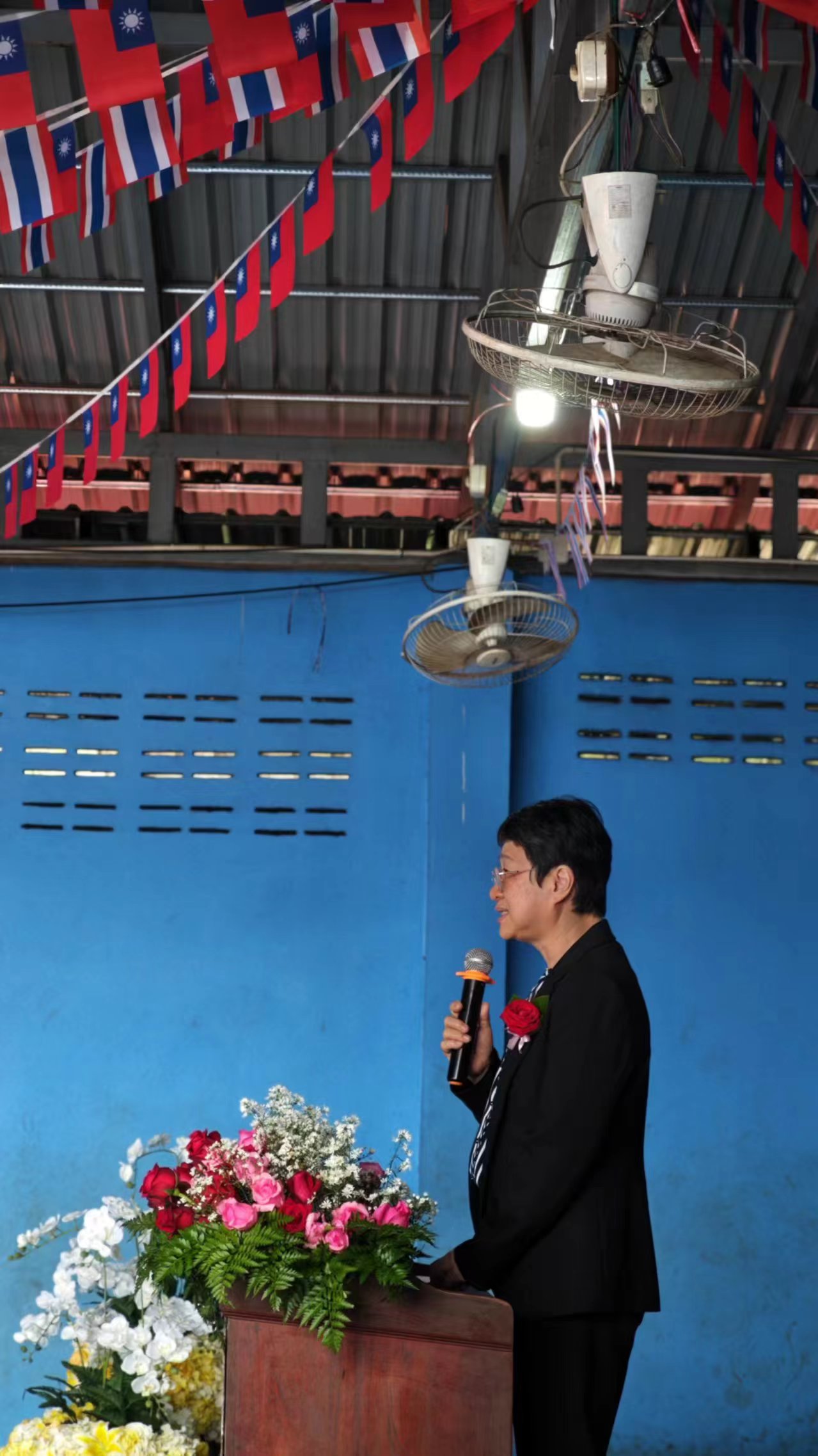 駐泰代表處副代表薛秀媚女士致詞