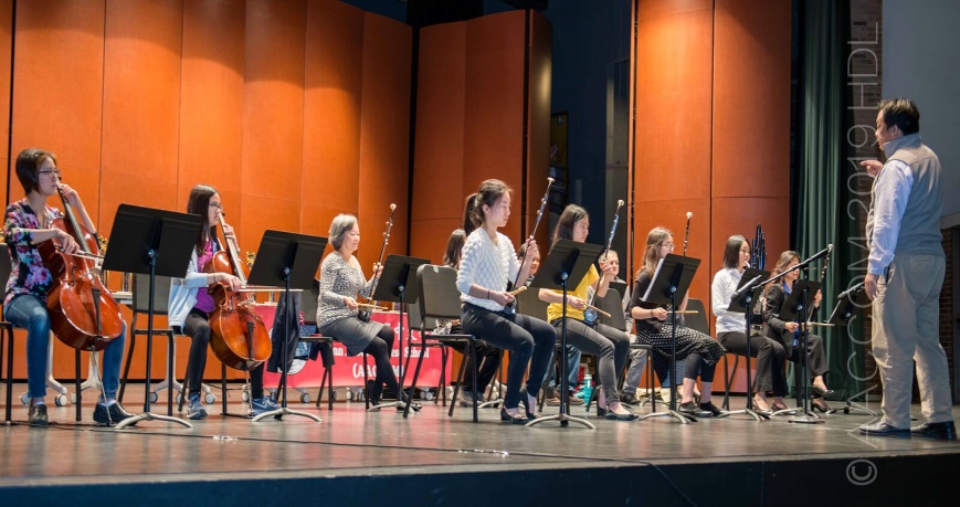 安娜堡中文學校國樂班中場表演