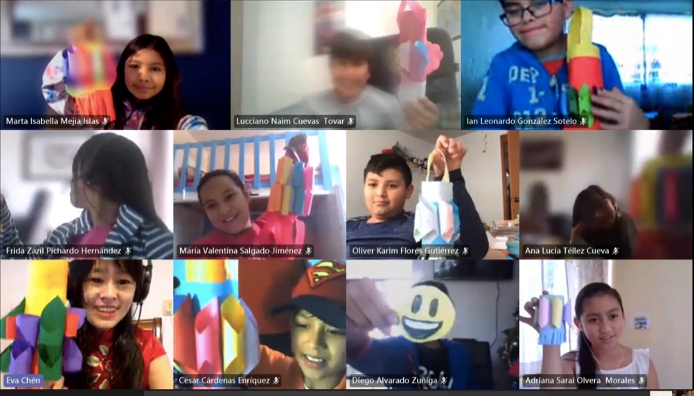 製作新年『紙燈籠』