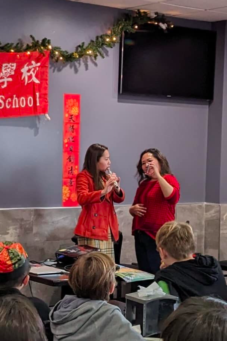 中文學校學生表演十八般武藝