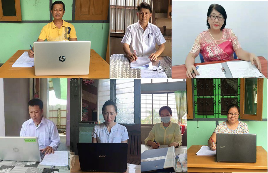 各組評審老師審閱學生文章