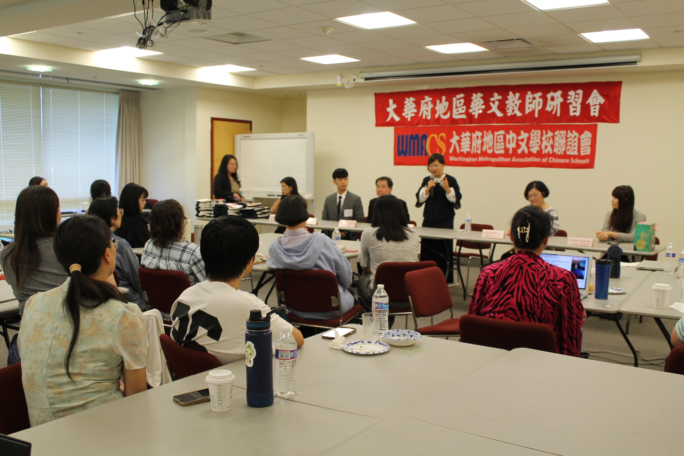 僑務委員會委員長 徐佳青 親臨會場，肯定海外華文教師長期投入語言與文化傳承的努力與貢獻，並分享海外華語文教育推動成果