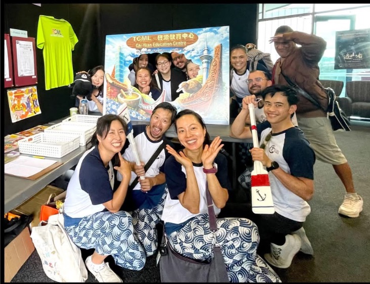 「雲太鼓」表演團隊也來打卡照相