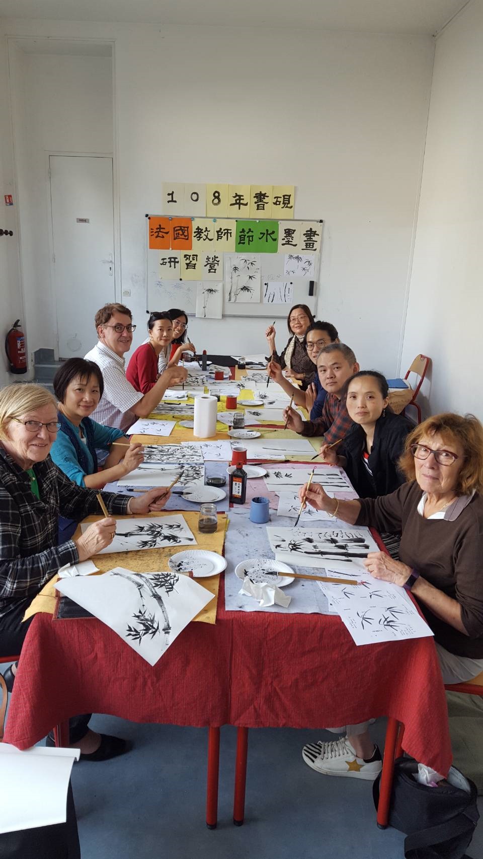 林淑琳校長及與會教師及學生