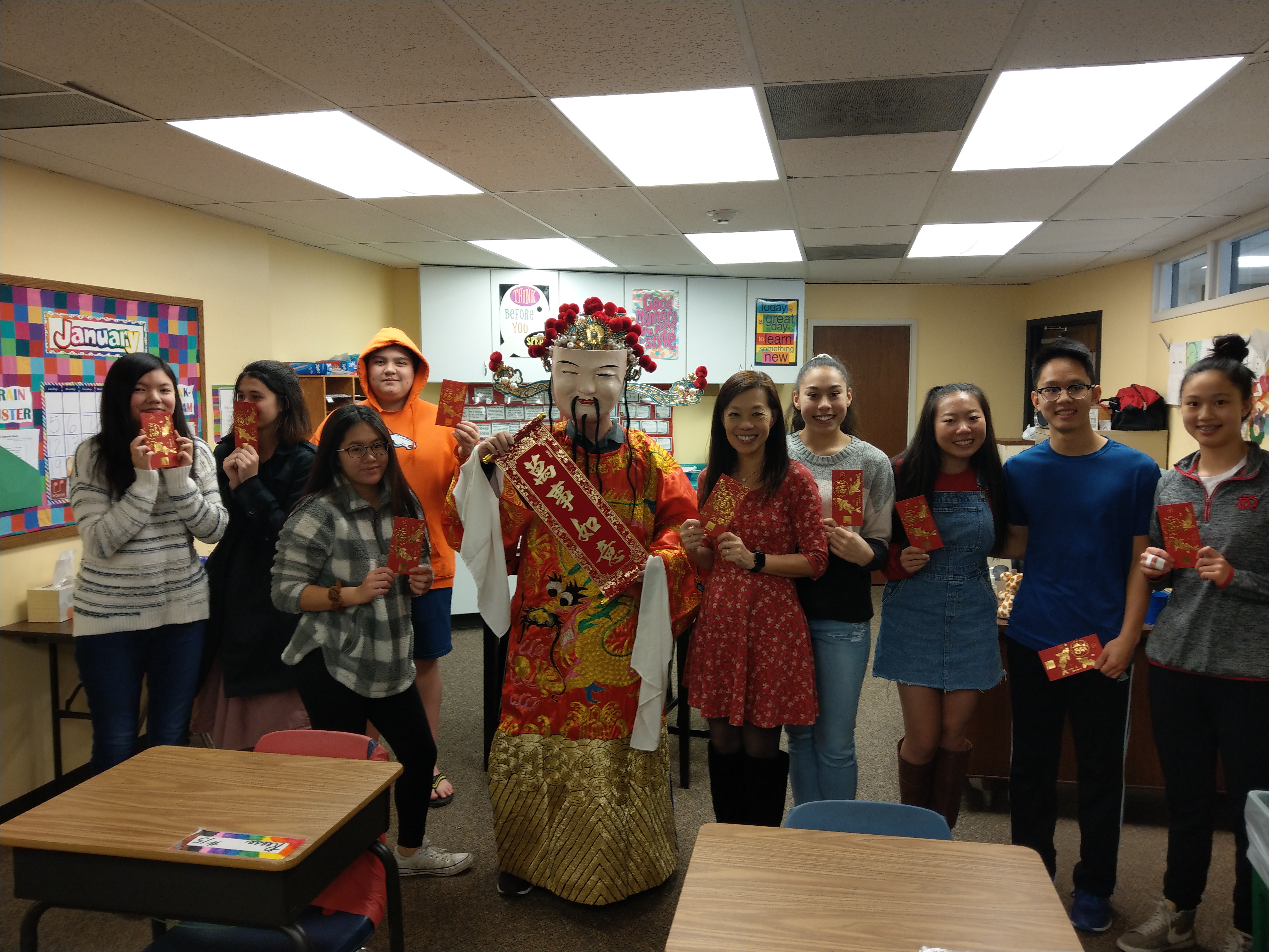 C10 語文班師生合影