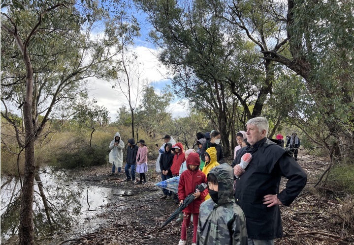 Lightning Swamp會長John Williams導覽濕地