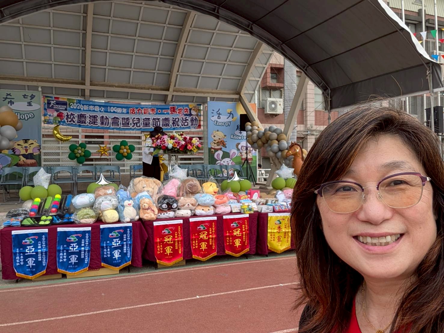 愛飛揚校長參加台灣學伴學校的校慶