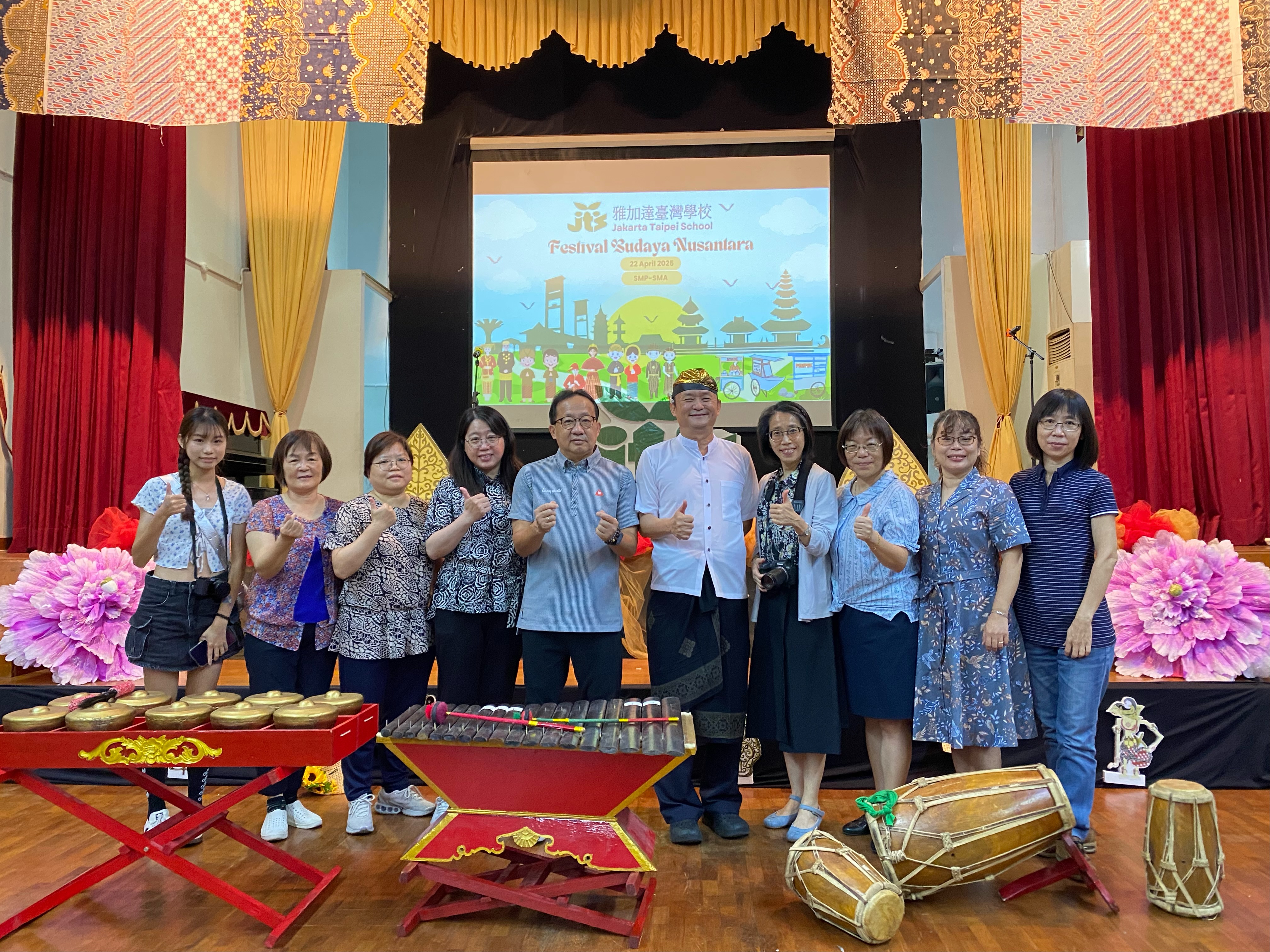 臺灣成功大學董旭英教授偕同台灣永齡希望小學成大分校六位貴賓