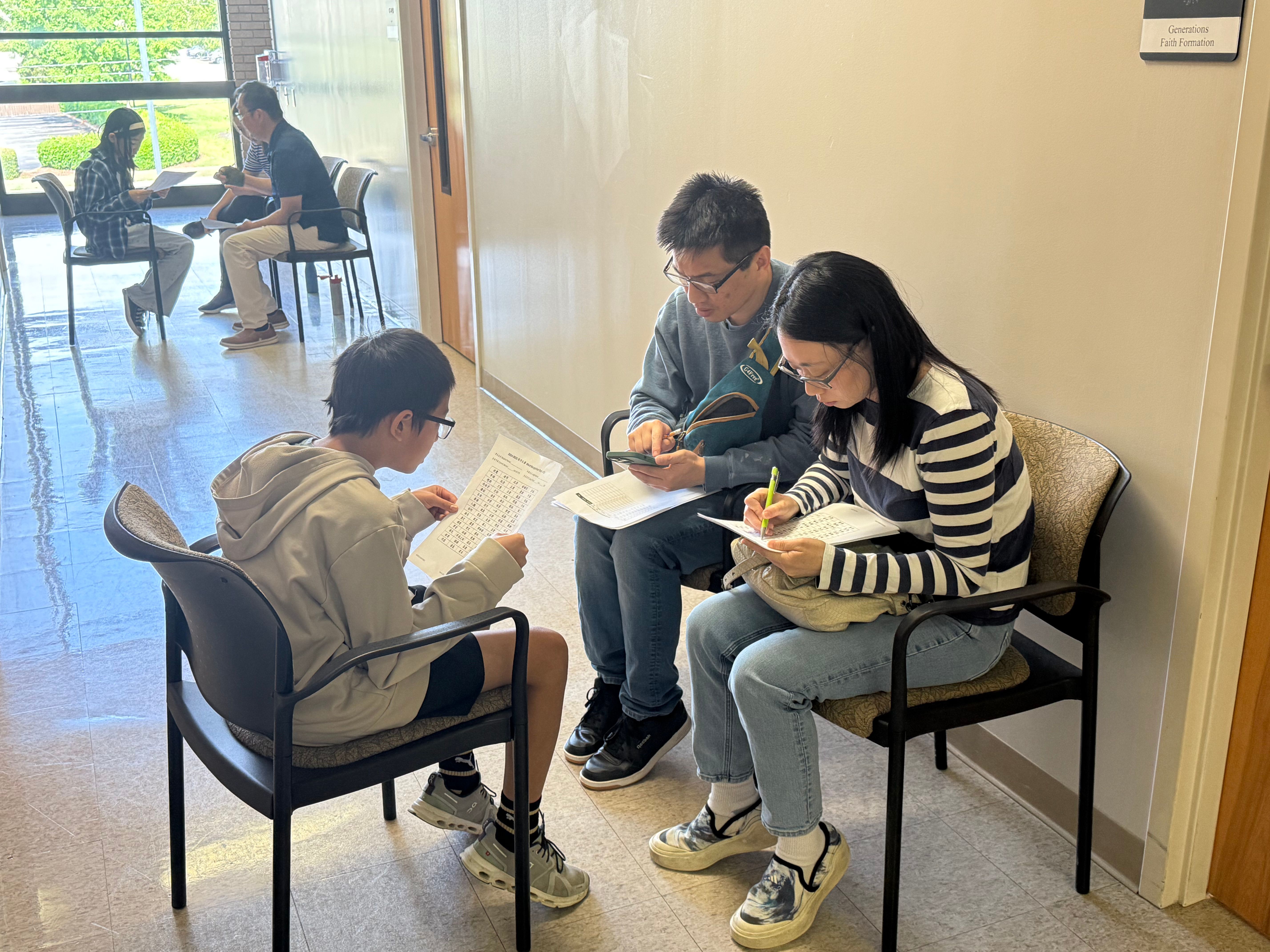 北卡洛麗中文學校2025認字詞檢定及比賽6