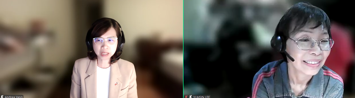 李宇心老師針對Taiwan Partner School Finder這部分做介紹