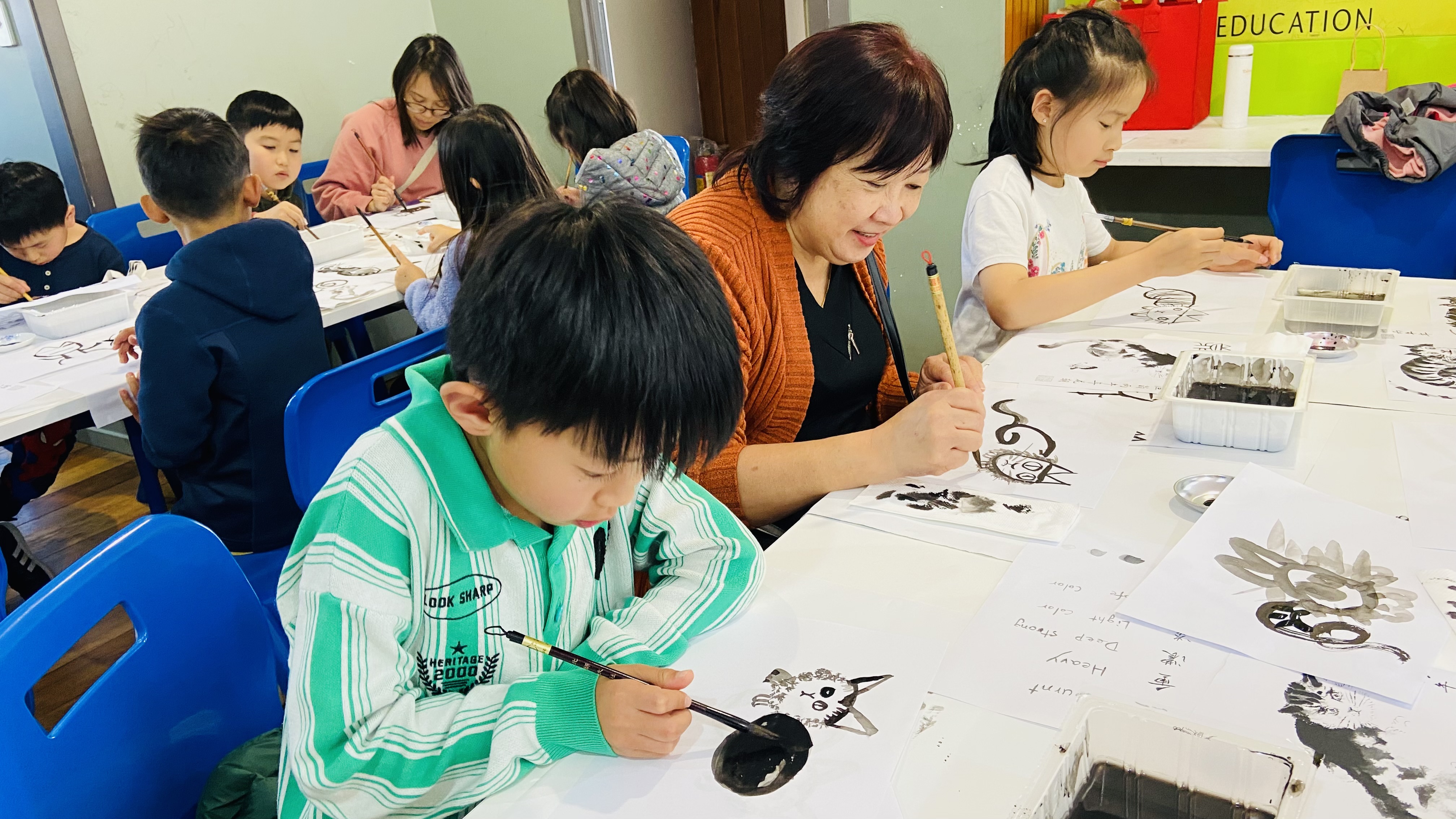 每個人都認真創作