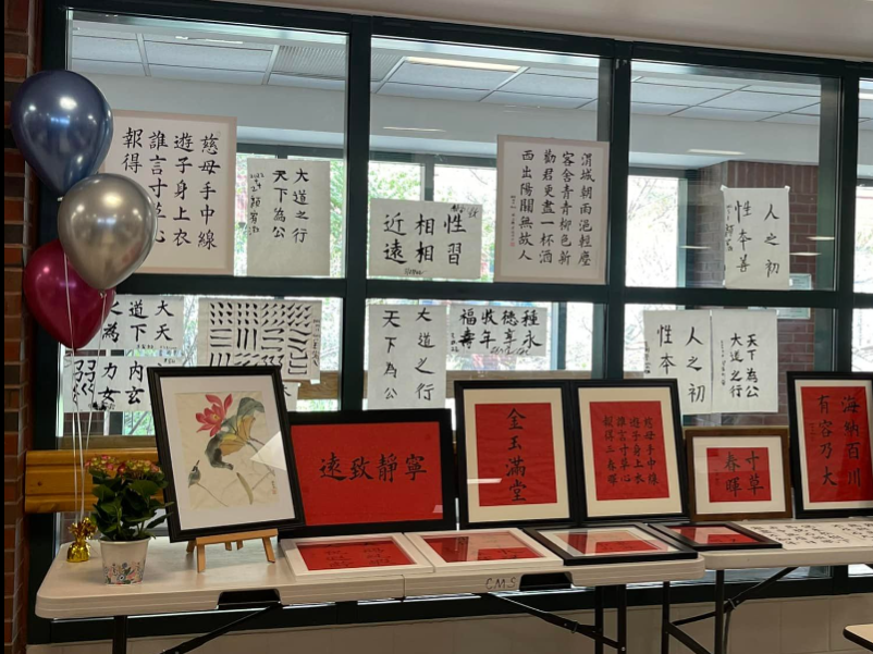 勒星頓中文學校2022母親節正體字漢字文化揮毫活動圖片