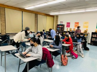 新澤西新海中校打字比賽   臺灣華語文學習中心學生首次挑戰圖片