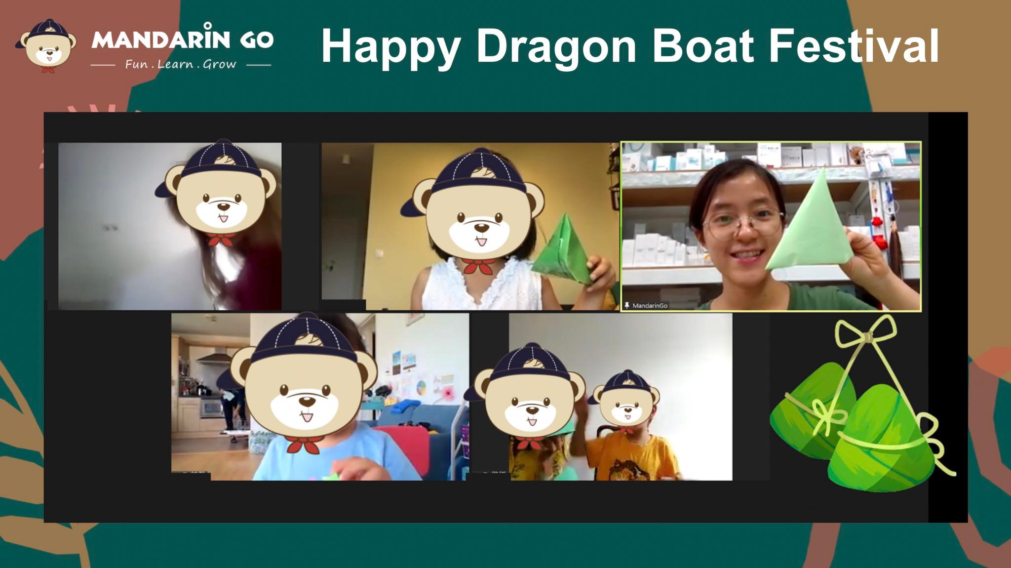 Mandarin Go 端午節粽子製作，每顆小粽子都好可愛唷！祝福大家端午節快樂 Happy Dragon Boat Festival！