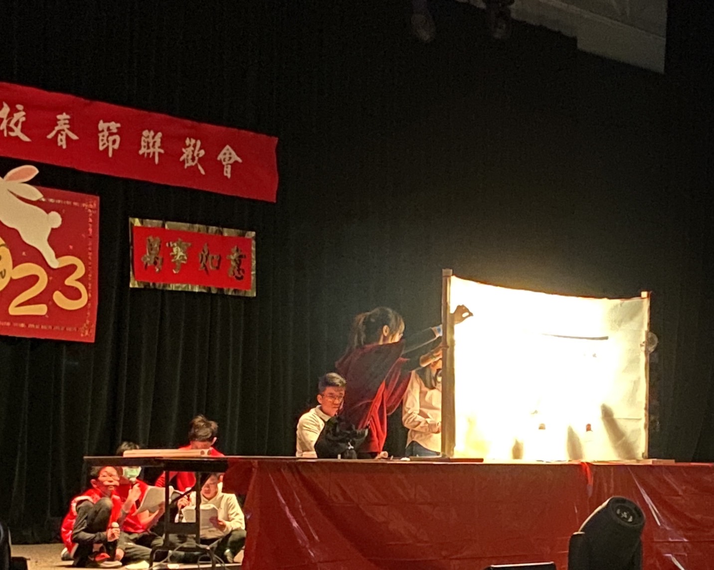 六年級曾雅竹老師指導的皮影戲表演，西遊記 : 孫悟空大鬧天宮